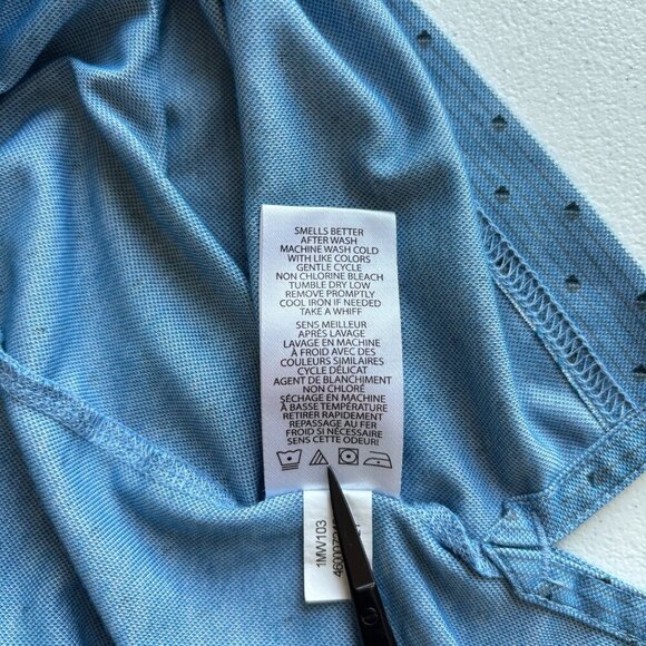 Travis Mathew Size XL Performance Golf Polo Blue Business Casual Classic Fit - Picture 11 of 12